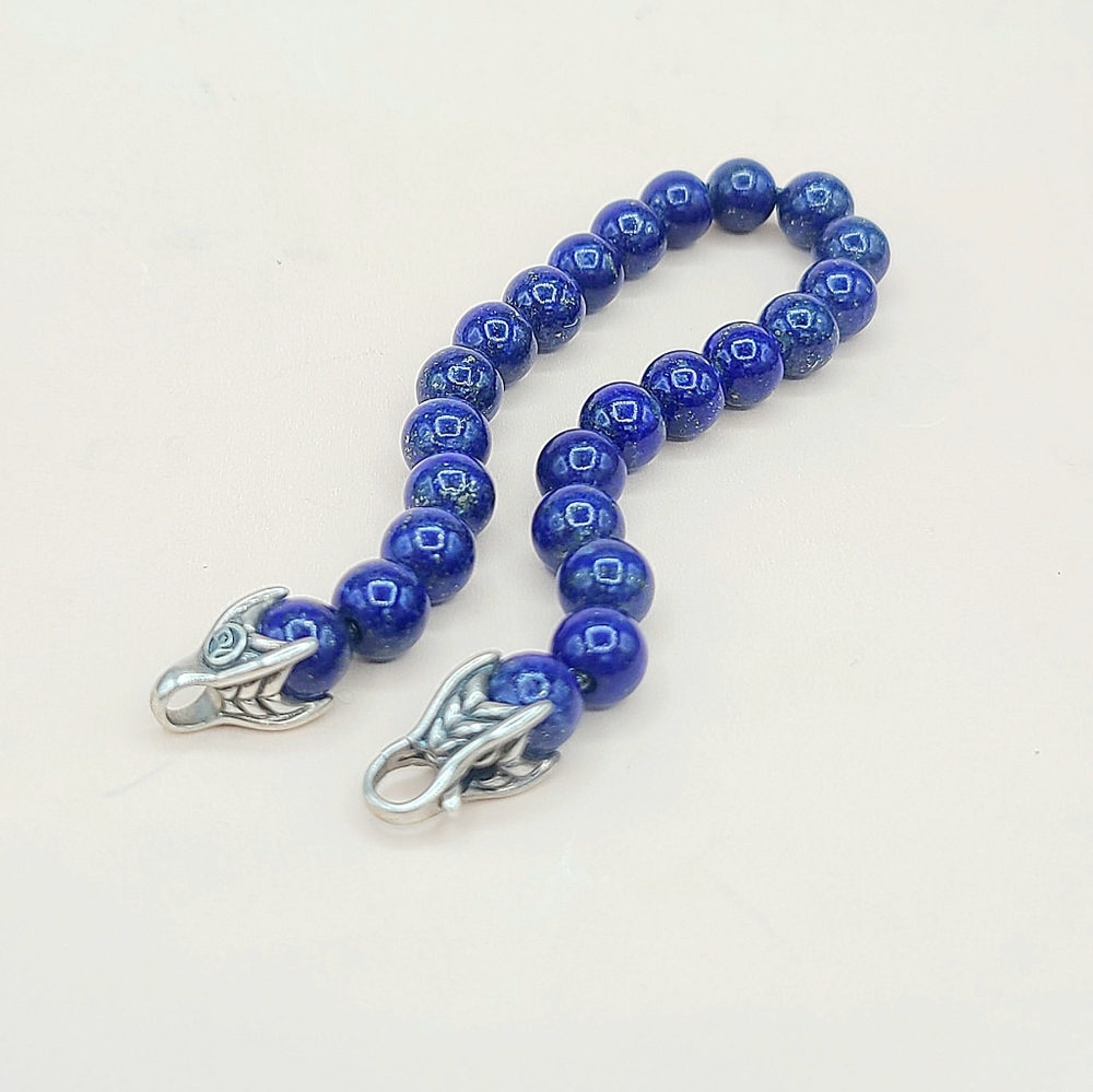 David Yurman Spiritual Beads Bracelet With Lapis Lazuli - Picture 2 of 9